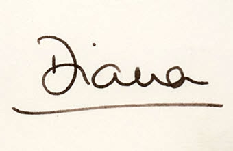 Diana Spencer signature