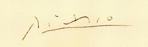 Pablo Picasso signature