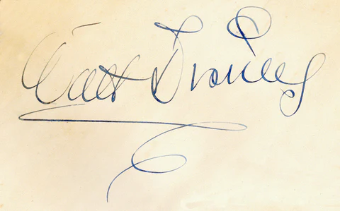 Walt Disney signature